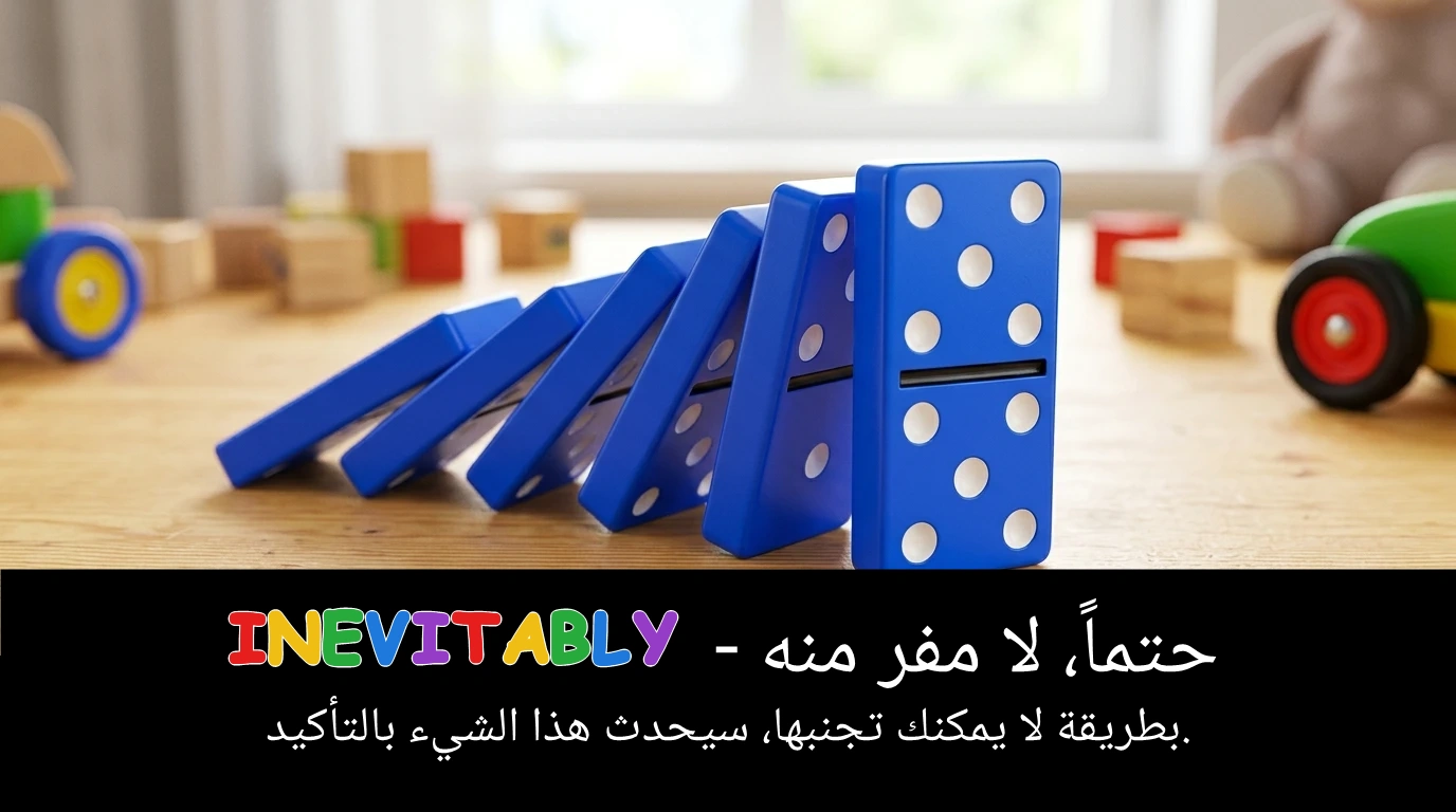 Arabic Illustration for inevitably